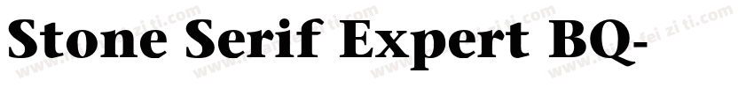Stone Serif Expert BQ字体转换